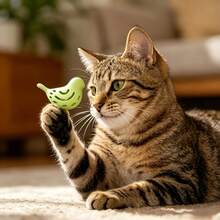 Cat Mice & Animals Toys - Three-color Feathers - View 4