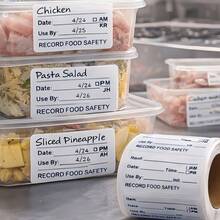 500 pièces Étiquettes surgelées pour aliments & boissons, Étiquettes de stockage de date, Étiquettes alimentaires 1 x 2 pouces, Étiquettes de congélateur, Étiquettes de bouteille, Autocollants d'étiquettes auto-adhésifs - Voir 8
