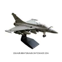 1/72 Scale Dassault Rafale Multirole Fighter Jet Model, Pre‑Painted Military Aircraft Collectible Ornament For Hobby‑Ists - Grey - View 3
