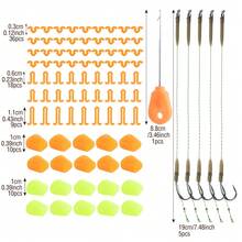 90Pcs Carp Fishing Rig Box Set Ready Tied Hair Rigs For Common Mirror And Grass Carp - CFA001 - View 3