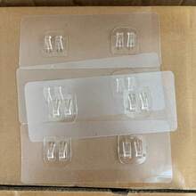 2/4pcs Shower Caddy Hooks Replacement Pack, Strong Adhesive Shower Hooks, Waterproof Wall Hooks, Suitable For Bathroom Shower Caddy, Storage Basket, Soap Dish, No Drilling Required, Back To School Essential - Transparent - View 8