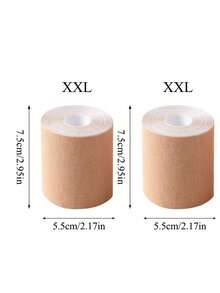 1/2pcs Breast Lift Tape,Invisible Self-Adhesive Disposable Tape, Elastic Sports Tape - Breathable Lifting Breast Tape, Suitable For A-F Cup Sizes - Multicolor - View 15
