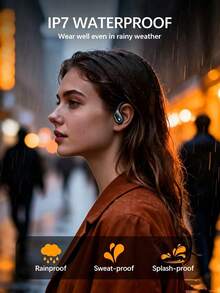 Tagry T16 Pro Wireless Bluetooth Earbuds, 40 Hours Ultra-Long Battery Life, Ear-Hook Sports Earphones With LED Display And Charging Case, Suitable For Office, Gaming, Fitness, Running And More - View 7