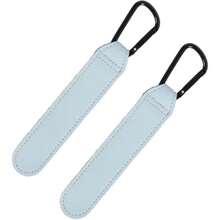 2pcs PU Leather Stroller Hooks With Carabiner, Universal Stroller Accessory Hooks, Securely Fix Stroller Bags, Suitable For Diaper Bags, Shopping Bags, Fits Most Stroller Handles - Multicolor - View 16