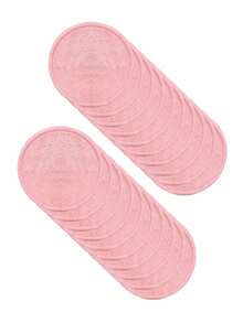 5/10/20pcs Reusable Makeup Remover Pads, Gentle On Skin, Quick Makeup Removal, Suitable For All Skin Types - Pink - View 14
