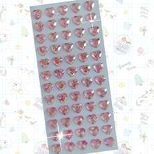 Heart Shape Rhinestone Stickers Self Adhesive, Multi Colors Blue White Red Pink Purple Mixed Crystal Gem Stickers For DIY Crafts Phone Case Scrapbooking Kids Handmade Decor - Multicolor - View 14