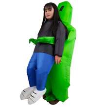 Halloween Christmas Party Alien Hugging Inflatable Costume, Unisex Inflatable Costume, Personalized Holiday Outfit Inflatable Costume, Blower Included, Battery Not Included - Size L for Height 1.5m-2m - View 4