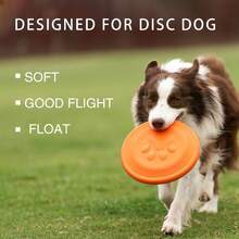 Dog Flying Disc - Orange/Orange - View 4