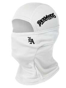 Musion 1/3pcs LA & Backwoods Letter Print Balaclava, Breathable Quick-Dry Full Face Mask, Windproof Helmet Liner Neck Warmer, Suitable For Motorcycle Riding, Cycling And Street Fashion - Multicolor - View 11