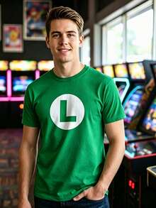 Camiseta con un diseño del videojuego Brotherhood impreso en ella - Verde - Ver 15