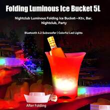 Beverage Ice Bucket & Beverage Dispensers - White - View 3