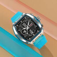 SKMEI 2601 Jam Tangan Analog Quartz Pria, Kronograf Olahraga, Tahan Air, Jam Tangan Digital Quartz dengan Dial Besar dan Tali Silikon - Satu-Ukuran - View 5