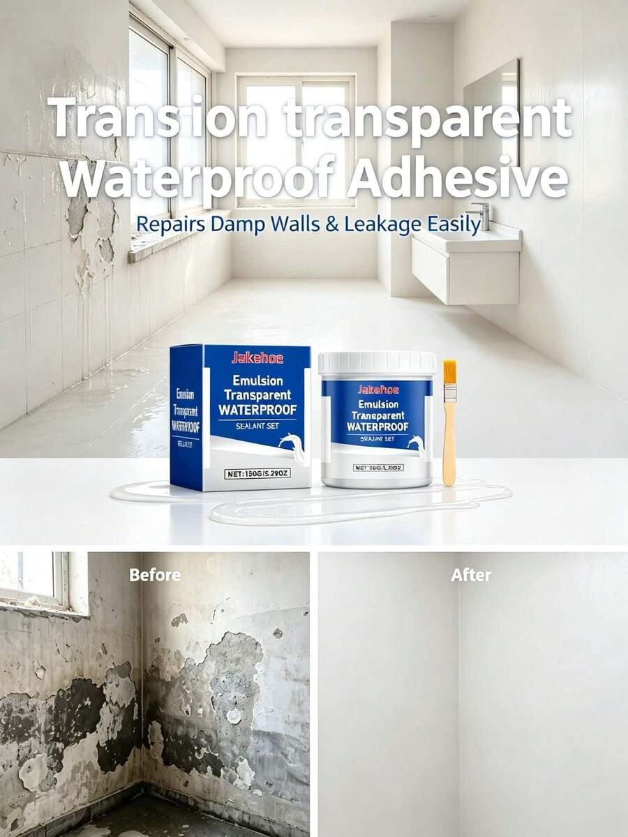Transparent Waterproof Sealant Invisible Sealing Glue Fast Filling For Construction And Home Use