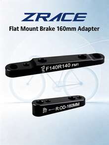 ZRACE Road Bike Disc Brake Flat Mount Adapter 140-160mm, Front 140/160mm Adapter, Rear 160mm Adapter - Black - View 2