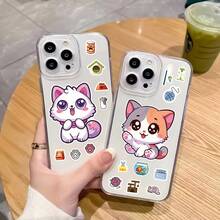 8pcs Cat DIY Creative Puzzle Stickers - Vibrant Rewards For Laptop, Water Bottle, Phone And Skateboard - Engaging, Reusable, Adding Fun Personal Style To Your Gadgets - Multicolor - View 6