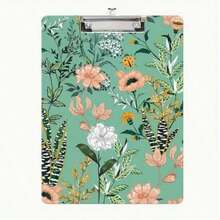 1pc Fashion A4 Size Acrylic Clipboard Folder Decorative, Suitable For Teachers, Nurses, Doctors, Cute Design - Multicolor - View 6