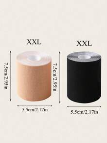 1/2pcs Breast Lift Tape,Invisible Self-Adhesive Disposable Tape, Elastic Sports Tape - Breathable Lifting Breast Tape, Suitable For A-F Cup Sizes - Multicolor - View 31