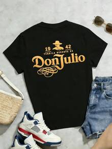 Women T-Shirts - 黑色 - 查看 1