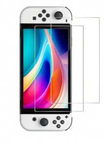 ihkdw 1 Set Compatible With Switch / OLED Charging Storage Bag Kit, 4 Remote Control Caps, 2 Tempered Glass Screen Protectors, Suitable For Console, Game Cartridge Charger, Earphone, Controller, Wrist Strap Storage, Game Cartridge Organizer, Multi-Function Pressure-Resistant Protective Case - View 4