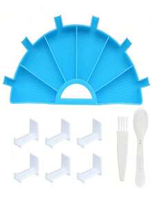 6-Grid Diamond Painting Tray With Plastic Brush, Suitable For DIY Diamond Sorting And Handmade Crafts - B - View 18