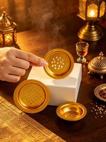 1 قطعة/5 قطع/10 قطع اختياري، 4.7-7.9 سم، 8 أحجام إجمالية، مادة معدنية. ملحقات حرق البخور متعددة الوظائف، تشمل الحصيرة والقمع والمنخل. مناسبة للمنزل والعطلات والحفلات والعلاج بالروائح واليوغا والتأمل، وأيضاً كهدية للعطلات. - متعدد الألوان - مشاهدة 2