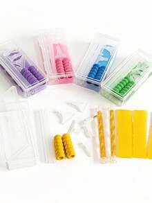 Bộ dụng cụ vẽ tranh kim cương với bút công thái học, keo, sáp, đầu bút thay thế, hộp đựng, tác phẩm thủ công cho người lớn mới bắt đầu - A - Xem 4
