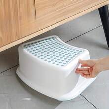 Non‑Slip Step Stool With Anti‑Slip Granular Surface, Stable Tip‑Resistant Base, Multiple Color Options, Ergonomic Curve Fitting Foot Shape, Lightweight With Carry Handle, Ideal For Stepping During Washing And Toilet Use - Multicolor - View 6