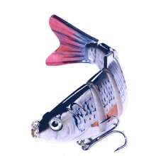 HENGJIA 1PC 10cm18g Wobblers 6 Segments Pike Sinking Fishing Lures Artificial Multi Jointed Sections Artificial Hard Bait Trolling Pike Carp Fishing Tools - Multicolor - View 18