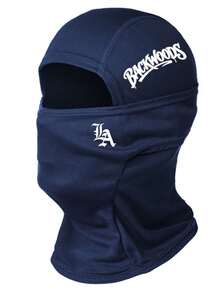 Musion 1/3pcs LA & Backwoods Letter Print Balaclava, Breathable Quick-Dry Full Face Mask, Windproof Helmet Liner Neck Warmer, Suitable For Motorcycle Riding, Cycling And Street Fashion - Multicolor - View 8