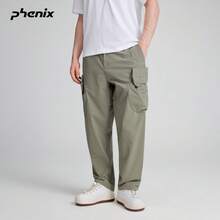 Phenix ALK 男士戶外工裝長褲 2026SS 運動防潑水防曬梭織長褲 - 灰石綠 - 查看 1