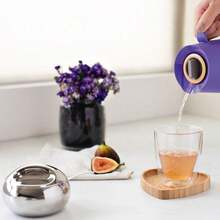 Stainless Steel Sugar Bowl With Lid And Spoon For Daily Use - Silver - View 4