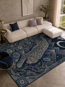 1 buah Karpet Area untuk Ruang Tamu dan Kamar Tidur, Karpet Mewah, Lembut dan Ramah Kulit, Penutup Lantai, Dekorasi Ruangan, Berbagai Ukuran, Karpet Berbulu untuk Ruang Tamu dan Kamar Tidur, Dapat Dicuci - MultiWarna - View 1