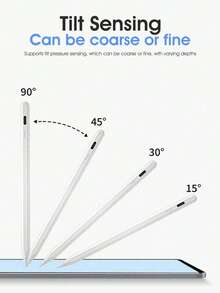 1pc Universal Capacitive Stylus Pen For Phone And Tablet, Active Touch Capacitive Stylus, Compatible With Android And Apple Devices, Precise Touch, Smooth Writing High-End Capacitive Stylus (Not Compatible With Resistive Screen And Electromagnetic Screen Tablets) - Multicolor - View 8
