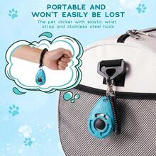 Dog Training Clicker With Wrist Strap And Keychain - Pet Dog Training Clicker Suitable For Puppies, Cats, Pets, Training Tools, Behavior Assistance 2pcs/Set - Multicolor - View 4