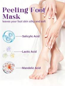 Moisturizing Hand Masks & Exfoliating Foot Mask Socks | For Dry Cracked Hands & Dry Cracked Feet | Formulated With Plant Extracts, Lightweight, Fast-Absorbing Formula | Self Care Gifts For Women - View 7