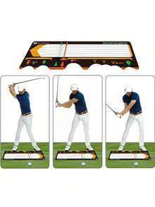 1 buah Matras Latihan Golf Cocok Untuk Pemula, Membantu Memperbaiki Postur dan sebagai Bantalan Penyesuaian Postur Tingkat Awal - MultiWarna - View 4