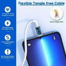 40W GaN 快充充電器 最大 60W AVS PD3.2 USB C 壁式適配器 英規插頭 相容 iPhone 17 系列 - 英規插(220-240V) - 查看 9