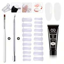 One-Piece Gel Manicure Enhancement Set, Including Sliding Nail Polish, Double-Layer Nails, And Nail Clips. Suitable For Multi-Layer Gel Manicure Sets, It Is Ideal For Beginners To Use And Allows You To Experience Doing Your Own Manicure At Home. - Multicolor - View 10