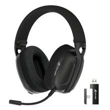 ATTACK SHARK L80 Wireless Gaming Headset Ultra-Lightweight Over-Ear 2.4GHz USB C&A Receiver/Bluetooth 5.3/3.5mm Wired Detachable Microphone Stereo PC Switch Win Compatible - View 3