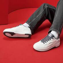 XTEP Qilang Lite Men's Casual Shoes New Versatile Bread Shoes Skate Shoes - White/Gray - View 8