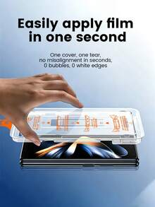 Fully Automatic Dust-Free Chamber, 1-Second Adhesion, Precise Positioning, One-Pull Adhesion, Easy Film Application, Suitable For Galaxy Z Fold 8 Ultra/8 Dust-Free Chamber, Ultra-High Definition, Clear Image Quality Like Original Device, Real Device Mold, Perfect Fit - Clear - View 4