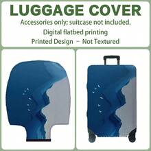 1PC, Flat Print Design, Print Design - No Texture, Accessories Only, Luggage Protective Cover, Does Not Include The Luggage Shown In The Picture, Suitable For 20 To 30 Inch Luggage, Made Of Thickened High-Quality Fabric, Essential Accessory For Your Travel And Checked Luggage. - Multicolor - View 8