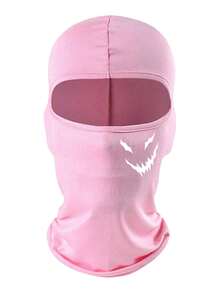 Musion 1/3pcs Horror Demon Pattern Helmet Liner, Breathable Windproof Neck Warmer Scarf, Full Head Wrap For Motorcycle Riding, Running, Outdoor Sports, Halloween Cosplay - Multicolor - View 15