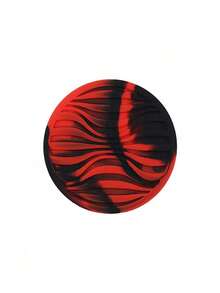 1pc Round Silicone Coaster, Non-Slip Wavy Design, Minimalist Style, Creative Drainage And Heat Insulation Pad For Coffee Cups And Water Cups - Multicolor - View 13