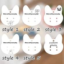 Customized Earring Display Cards, Personalized Jewelry Packaging Cards, Suitable For Studs And Dangle Earrings, Handmade Jewelry Display Tags (Jewelry Not Included) - Customized Display Card - View 3