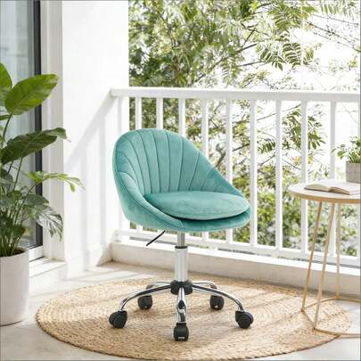 Refined Living Chair, Makeup Chair, Chairs, Office Chairs (Only With Office Chairs), 47.5 X 52 X 82 Cm