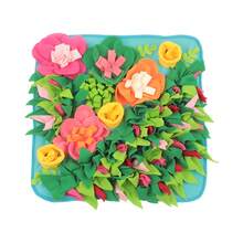 1pc Colorful Flower Pet Snuffle Mat, Consumes Pet Energy, Relieves Anxiety, Enhances Olfactory Sensitivity, Satisfies Pet Exploration Needs, Extends Feeding Time, Suitable For Indoor Pets - Multicolor - View 9