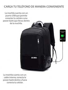 Mochila Con Diseño Retro Y Casual Para Actividades Escolares Laptop Y Tabletas Multiusos - Ver 7