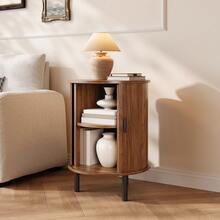 Sideboard Brown 48 X 48 X 65 Cm - Walnut - 查看 10