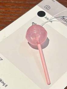 1/2/4pcs Cartoon Cool And Edgy Frizzy Keychain Pendant, Women's Bag Charm, Small Gift Keyring, Car Key Decoration, Pendant Accessory - Lollipop - View 8